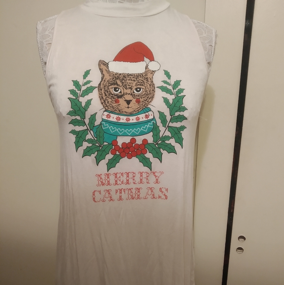 Fervour Christmas Cat T-shirt